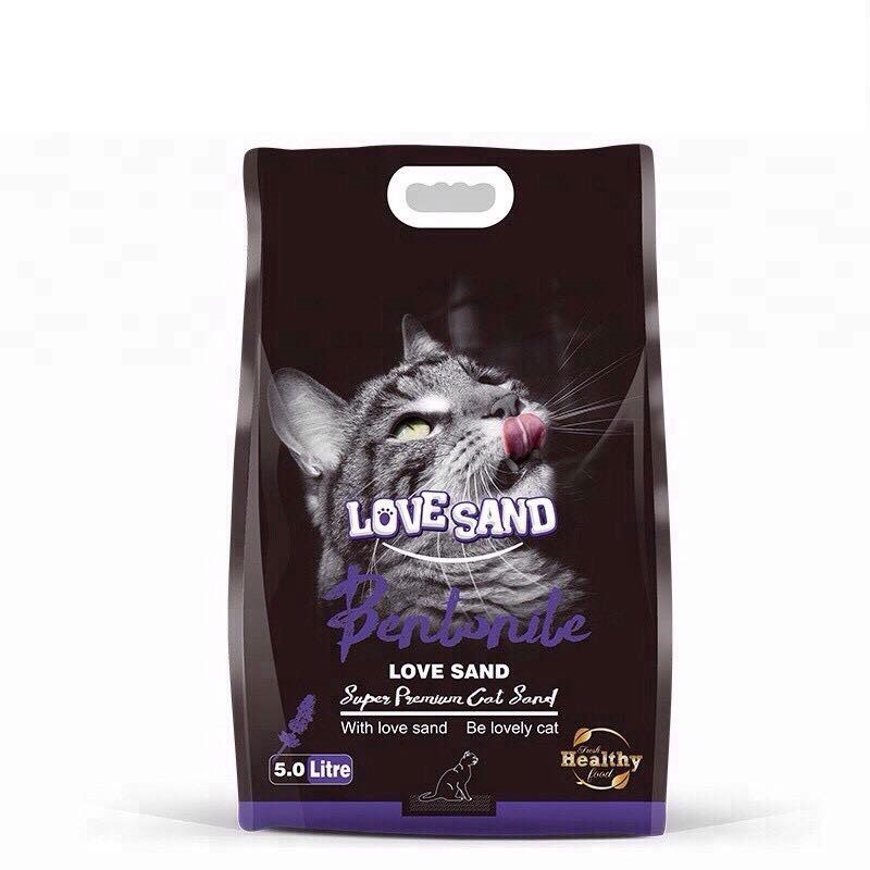 Cát mèo Love sand Bentonite 5l