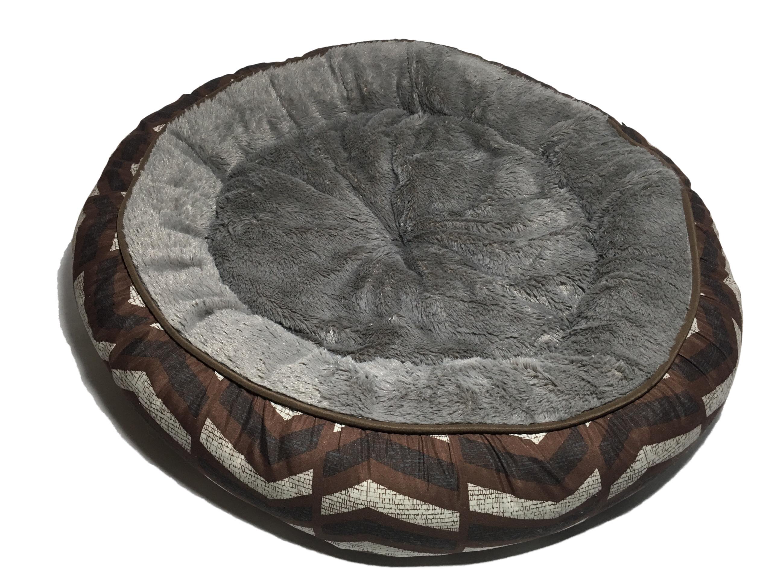Đệm nâu lót lông tơ mịn đk: 55cm