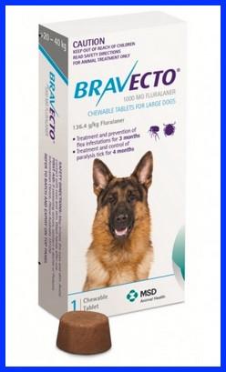 Bravecto - thuốc trị ký sinh trùng cho chó từ 20-40kg